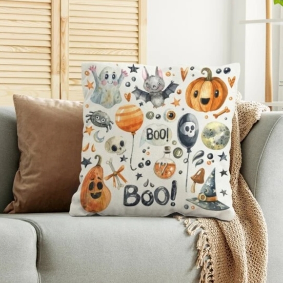 Cute Halloween Decor Pillow Case - Picture 1 of 5